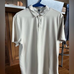 Large Men Cream Polo Shirt - Vouri